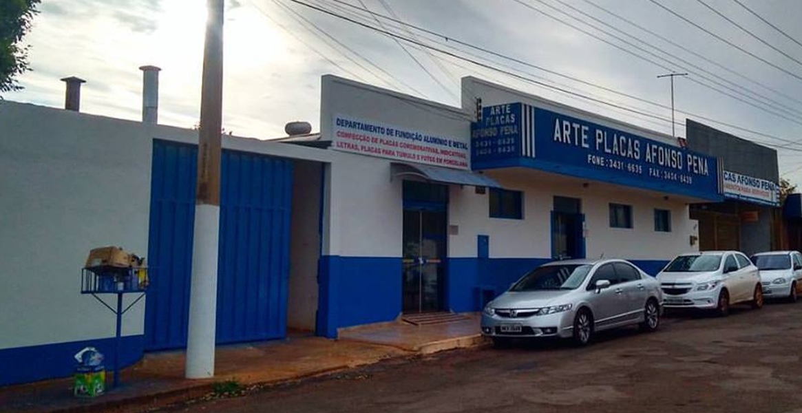 Arte Placas Afonso Pena